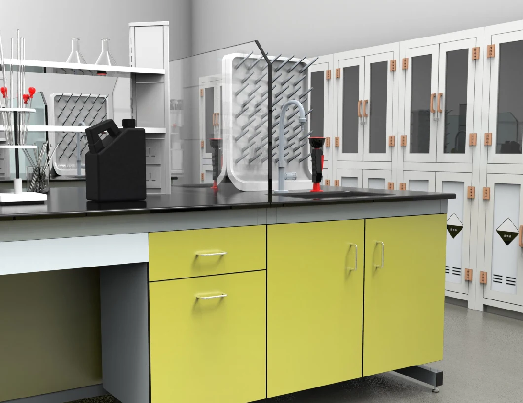 Best Quality &amp; Low Price Steel Wood Physics High School Chemistry Island Laboratory Furniture/