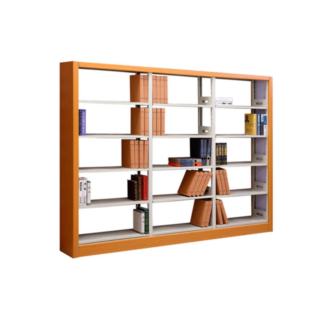 New Design Library Steel and Wood Book Display Shelf