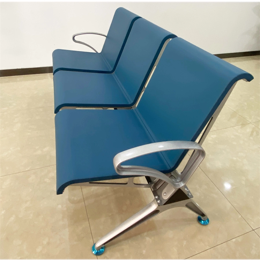 3 Seats Airport Hospital Waiting Room Bench Chair Office Chairs Aluminium Seating Bench Public Furniture Garden Outdoor Seating Waiting Chair