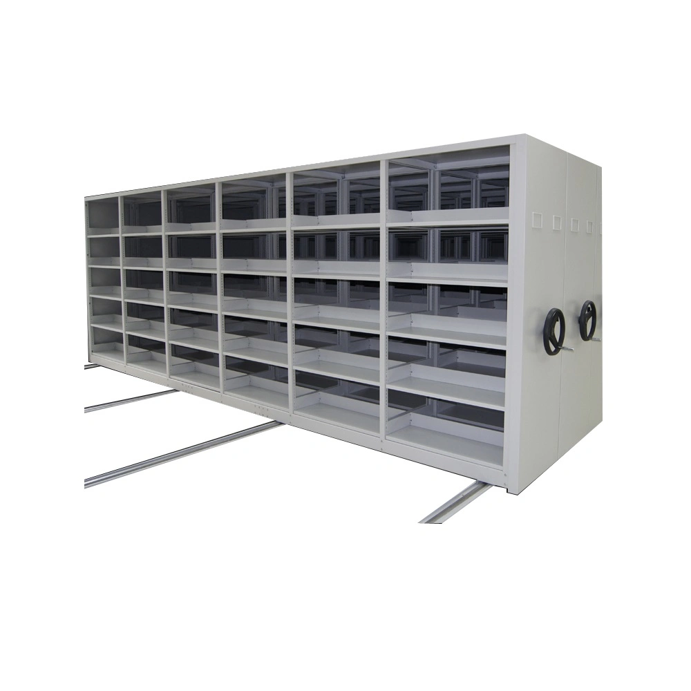 School Equipment Library Furniture Movable Compact Steel Book Shelf