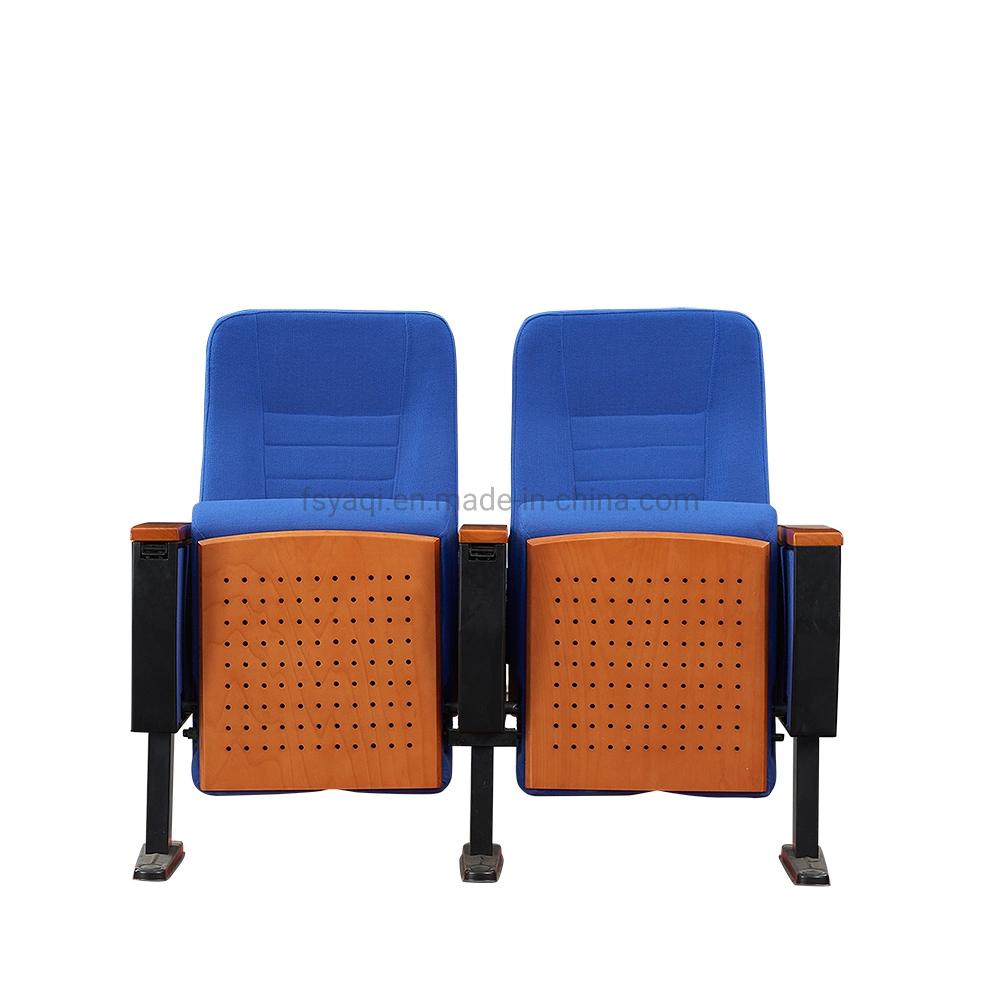 Wooden Cinema Theater Furniture Lecture Room Church Chairs Auditorium Seating Commercial Seat Conference Hall Chair (YA-L01F)