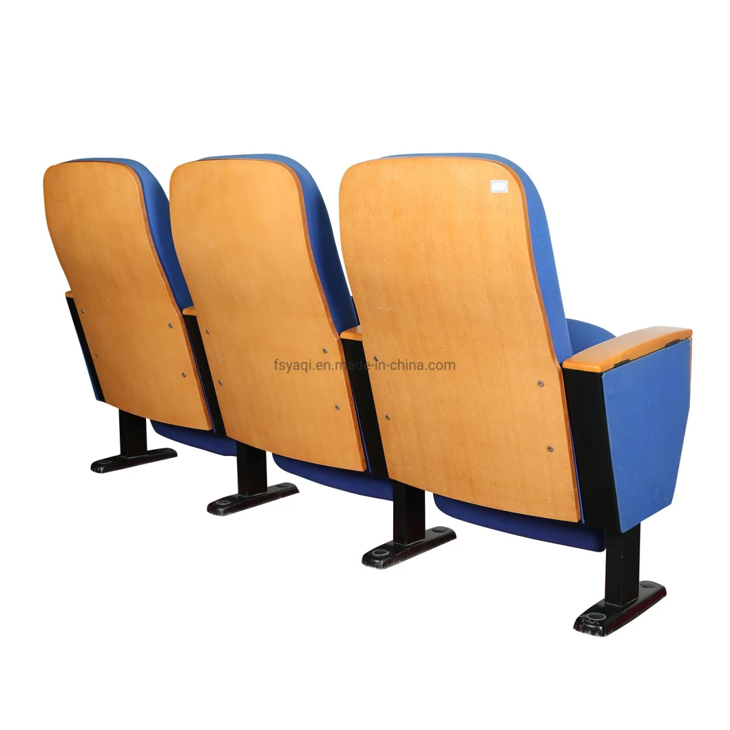 Hotsale Wooden Church Seats Theatre Cinema Seats Schoo Conference Hall Auditorium Chair (YA-08B)