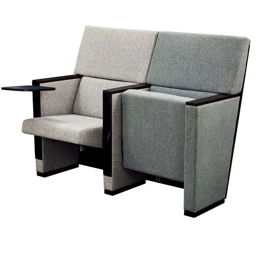 Modern Grey Functional Public Office Room School Church Seating Fabric Cinema Chair