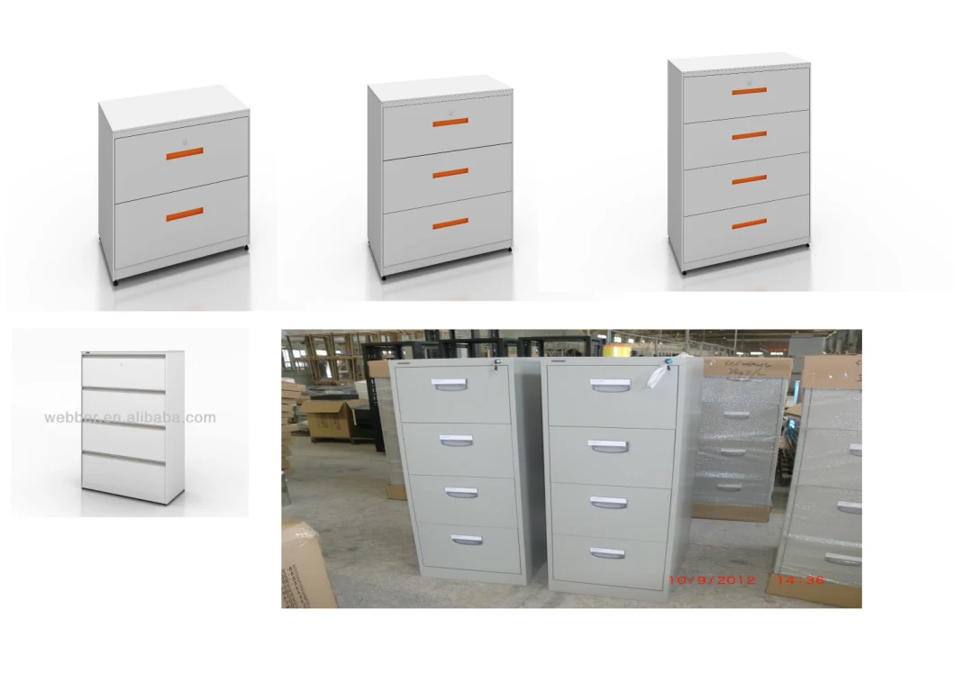 China Steel Modern Furniture Filing Cabinets Storage Cabinet for School Office Hospital with 4-Drawer