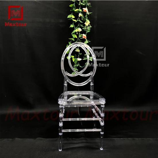 Strong Luxury Wedding Event Party Hotel Clear Plastic Phoenix Resin Chair