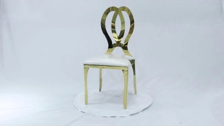 Hotel Furniture Event Gold Luxury Stainless Steel Banquet Wedding Chairs