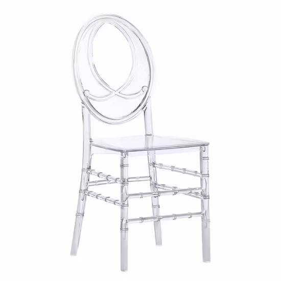 Strong Luxury Wedding Event Party Hotel Clear Plastic Phoenix Resin Chair