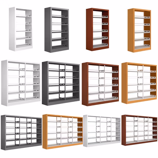 Metal School Library Book Shelf Steel Bookshelves